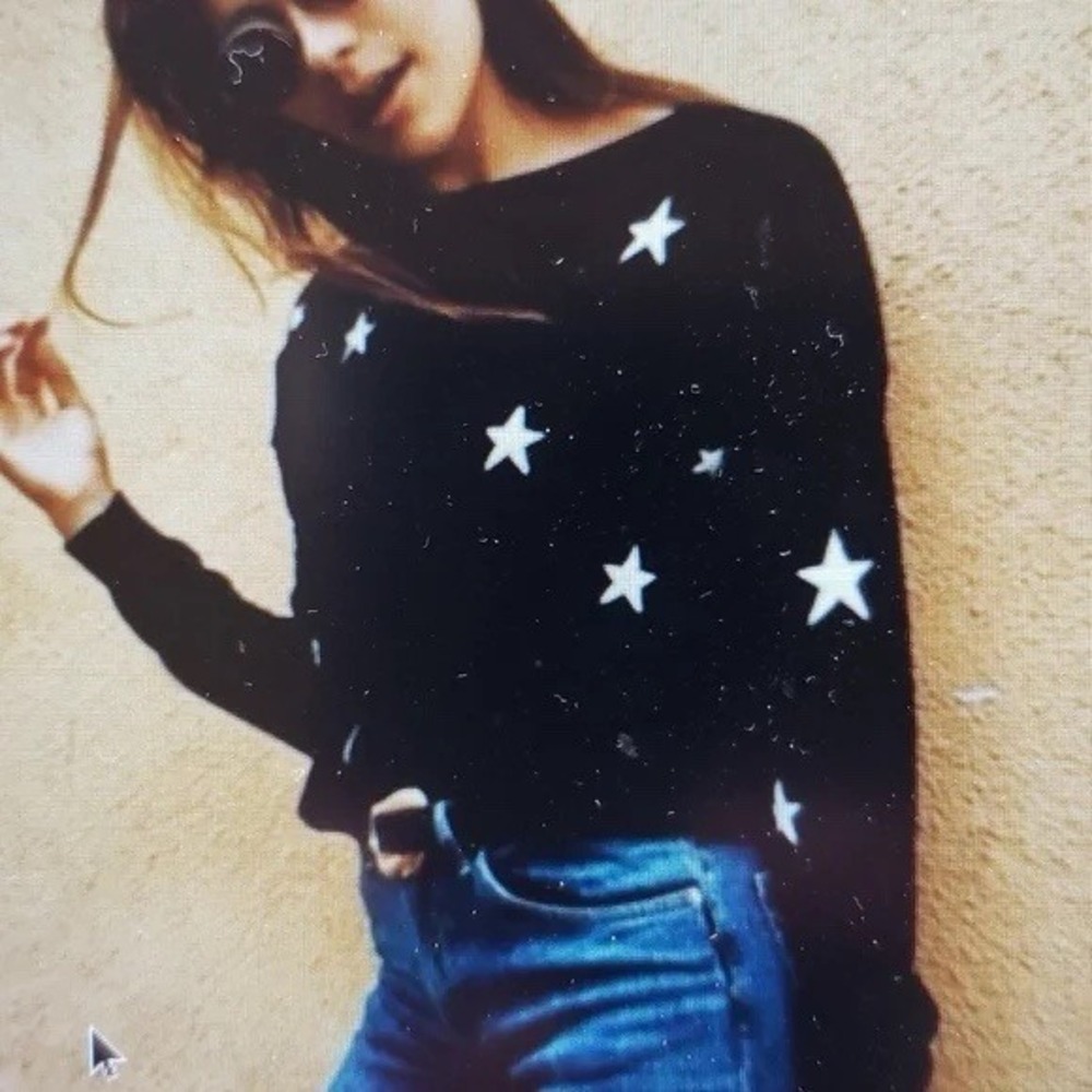 Brandy Melville Sweater Wool Blend Star‎ Print